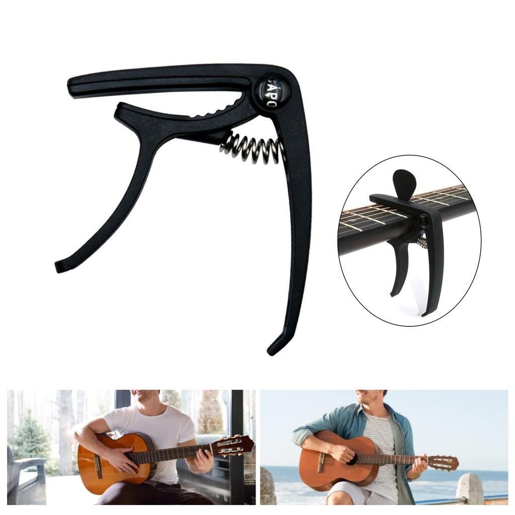 6-String Acoustics & Electric Guitar Capo Guitar Tunings Clamp Guitar Capo Nonslip Tone Clip Guitar Replacement Part
