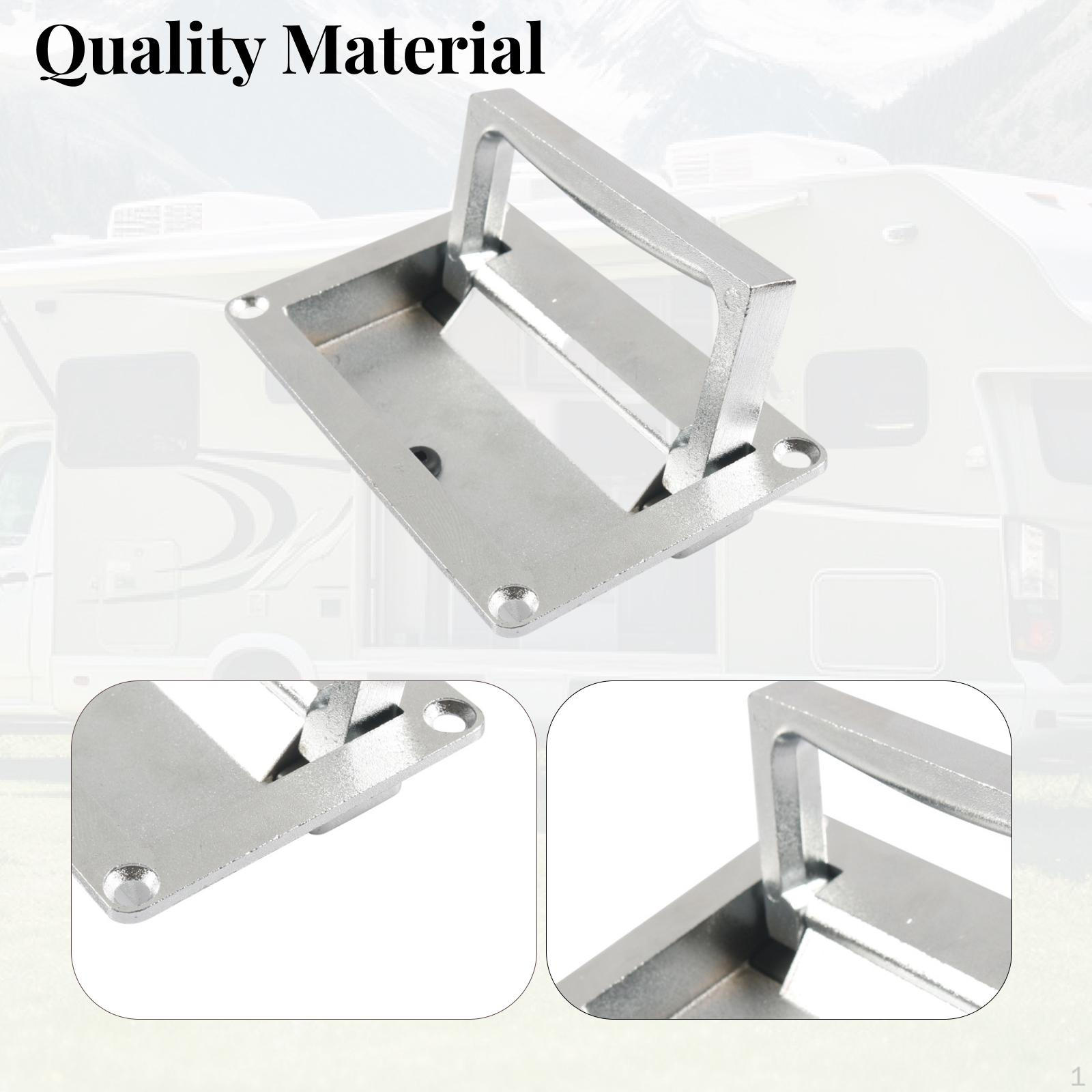 

Recessed Handle Deck Zinc Alloy Cabinet Hardware Silvery