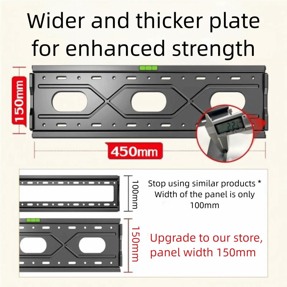 Uchwyt ścienny do telewizora z regulacją kąta nachylenia 32-65 cali Stojak Rama Nowy Wieszak do telewizora Uniwersalny
