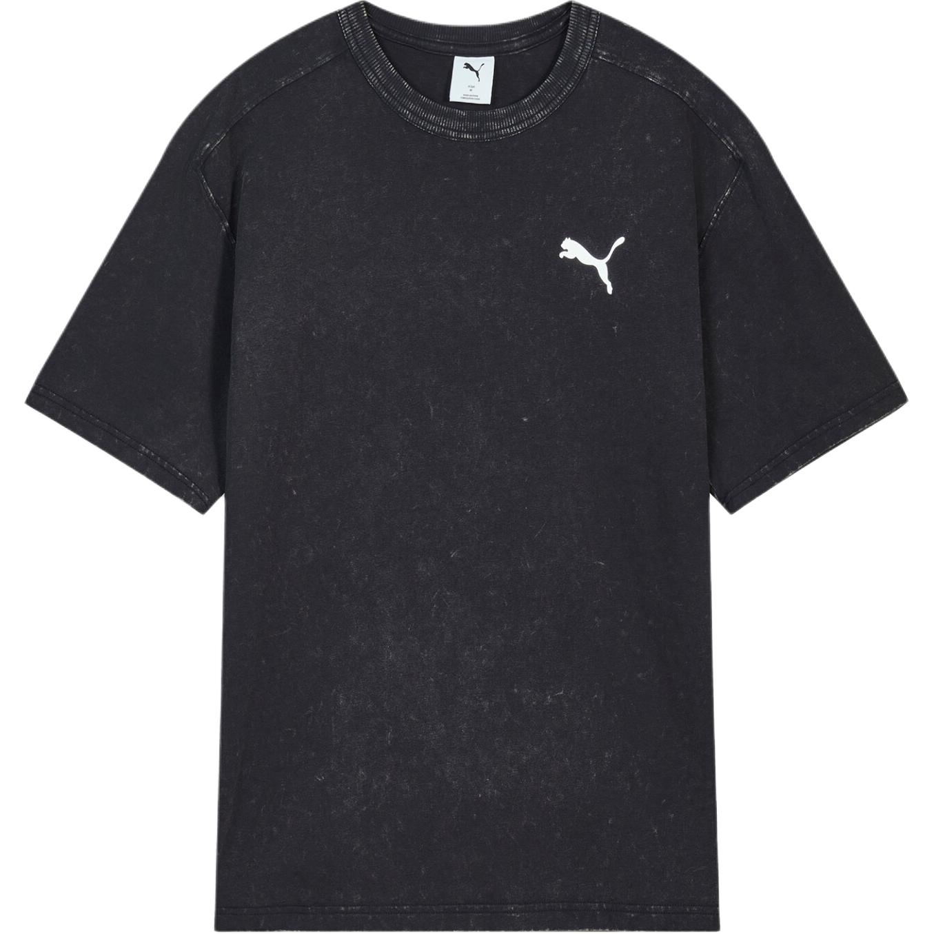 Puma Essentials Prime Washed Loose Fit Vintage Pullover Short Sleeve T-Shirt Men tops 638469-16 S