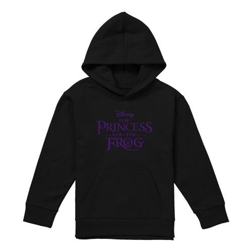 The Princess and the Frog Childrens/Kids Logo Heather Hoodie