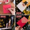 6 Pack 3D Christmas Cards Small Pop Up Christmas Gift Card with Envelopes Stickers Holiday Greeting Cards with Santa Snowman