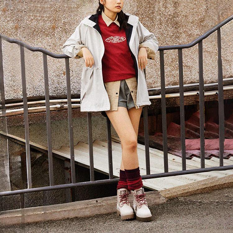 Timberland Lightweight Hooded Long Sleeve Waterproof Windproof Breathable Warm Jacket Unisex Jacket Rainy-Day-Color A26KC-F48