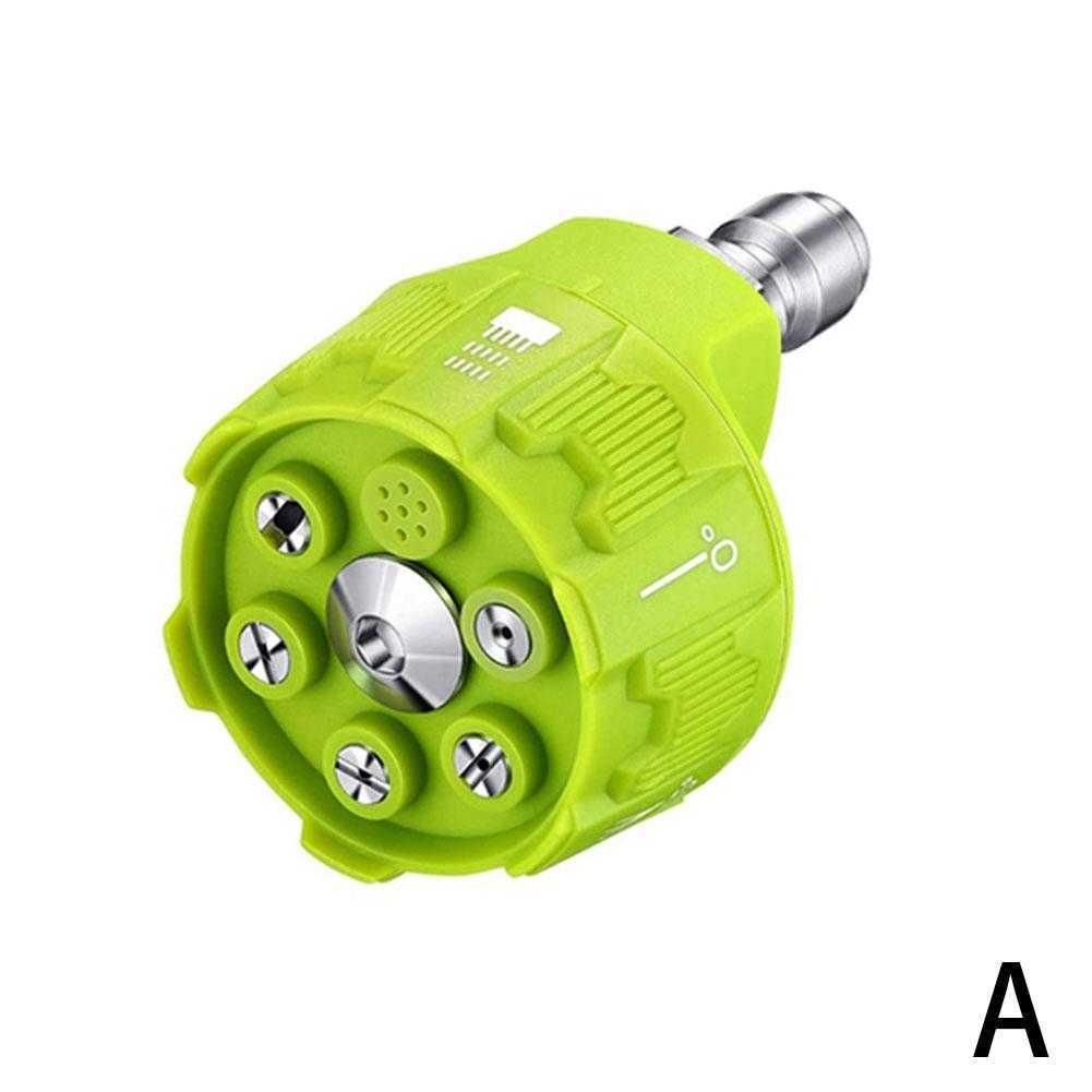 

New High Pressure Washer 6-IN-1 Spary Nozzle Multiple Spray Angles With 1/4 Quick Connection For High Pressure Cleaner Car Accessory
