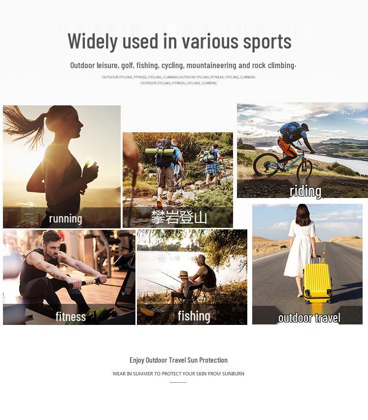 Ice Silk Touchscreen Gloves for Men & Women - Summer Sports, Cycling, Running, Driving, Anti-Slip, Lure Fishing