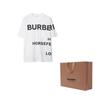 Burberry T-Shirts Men's White Crew Neck Moderate 80843321