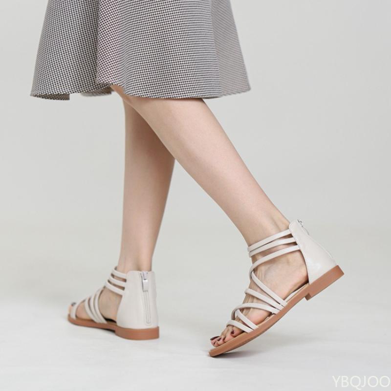 Mode Dame Leichte Einfarbige Schuhe Damen Elegant minimalistisch Bequeme Ballerinas Große Größe Sommer Damen Mode vielseitige Sandalen