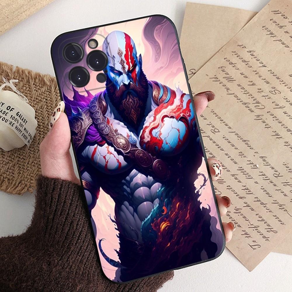 God of War Phone Case Silicone Soft for iphone 15 14 13 12 11 Pro Mini XS MAX 8 7 6 Plus X XS XR Cover