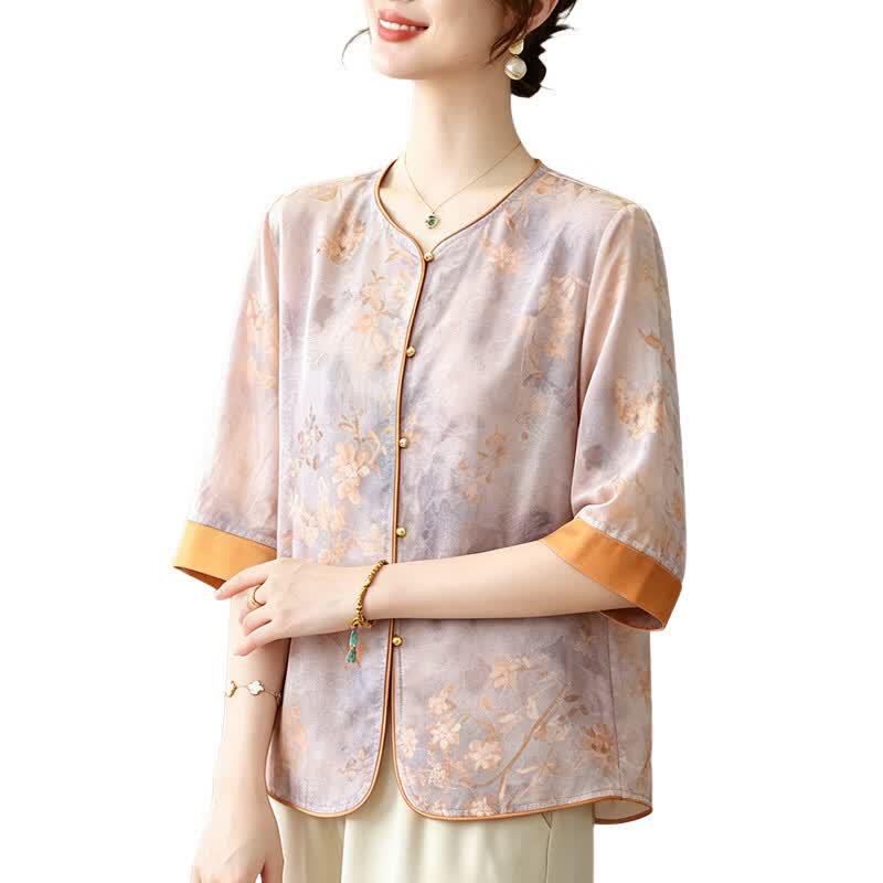 Women's Plus Size New Chinese Style Summer Cardigan Top