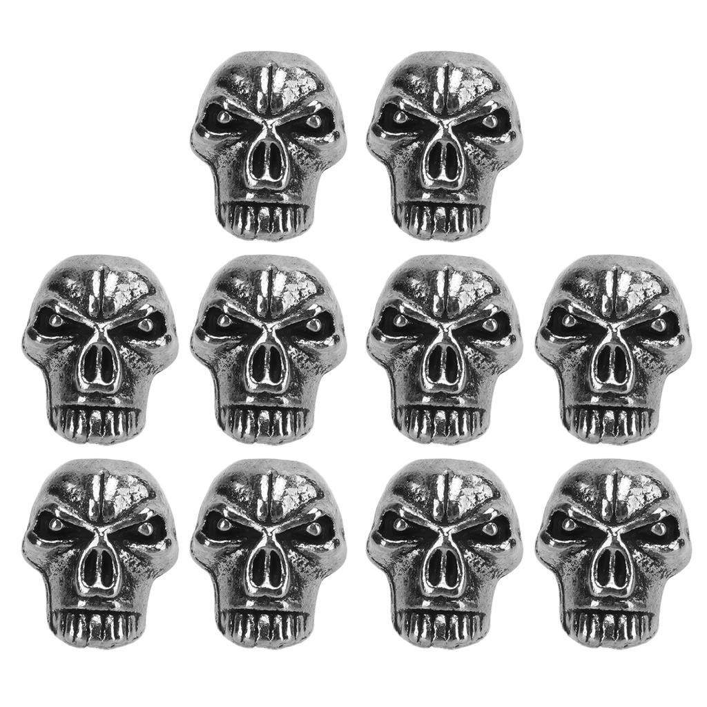 10pcs EDC Paracord Beads Alloy Knife Lanyard Keychain Pendant DIY Accessories for Paracord Bracelets