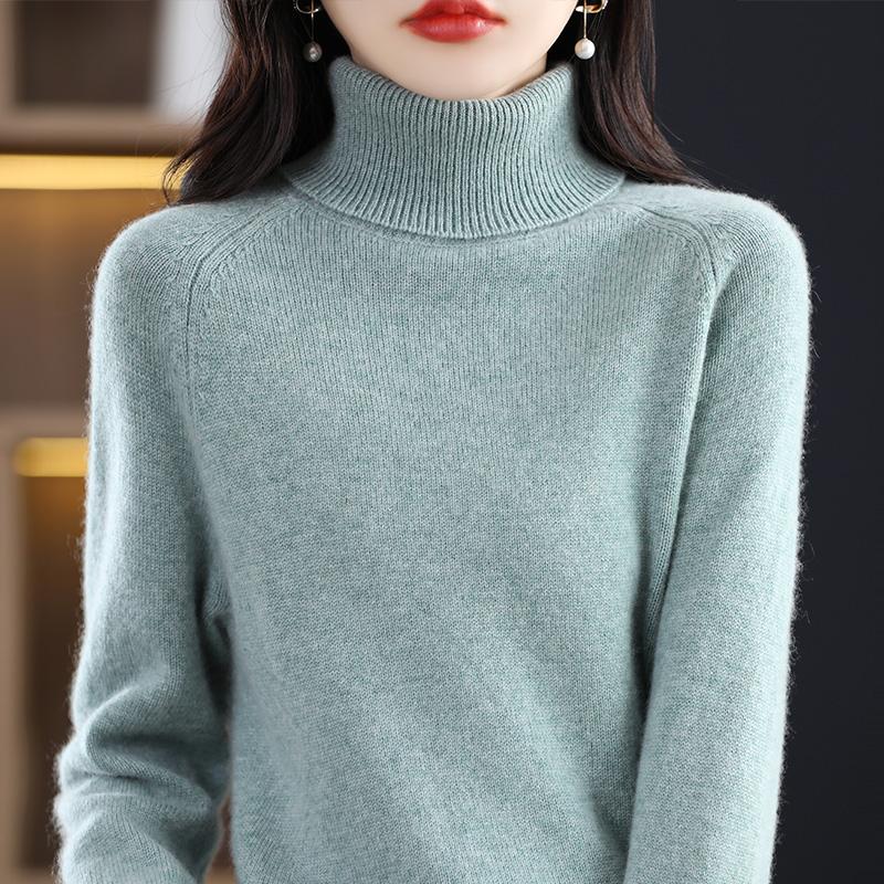 

Женский свитер, водолазка, СОВРЕМЕННЫЙ НОВЫЙ зимний вязаный пуловер SAGA, осенний мягкий теплый шерстяной свитер, вязаный топ, женский джемпер 2XL светло-зеленый