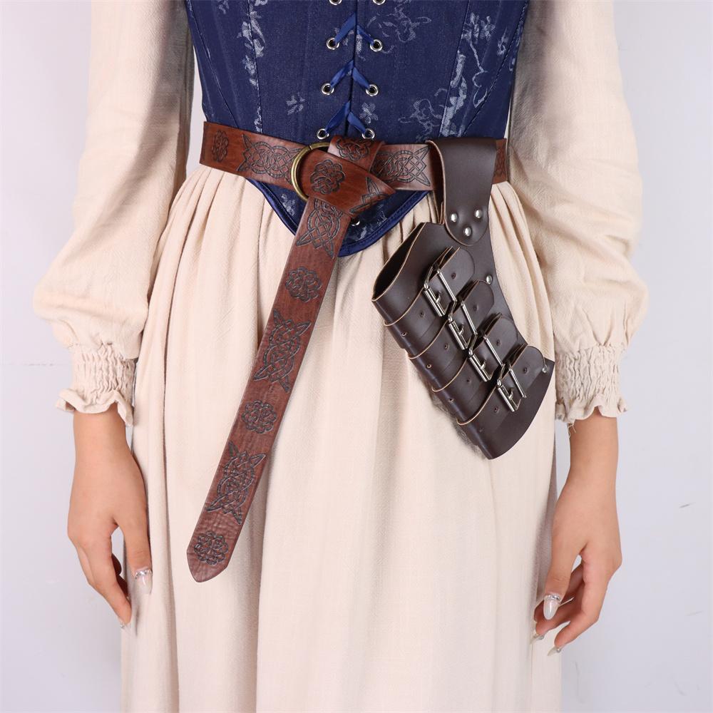 Medieval Sword Sheath Cutlass Warrior Retro Style Scabbard Holder Dagger Rapier Scabbard For Cosplay Stage Party Pirate Woman