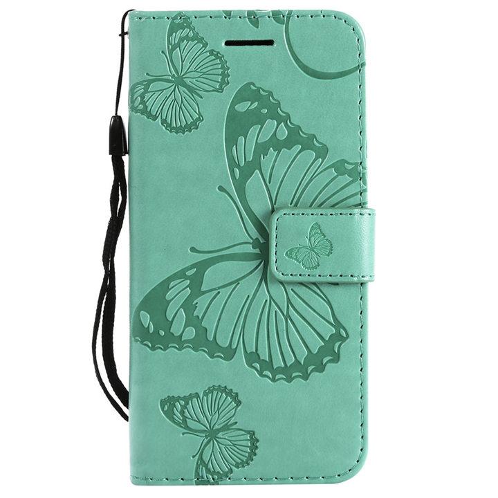 

Flip Case for apple iPhone 14 13 12 X XR 11 Pro Max SE 2020 8 7 6 6s plus 5 5s Fundas Silicone holder Butterfly Phone Cover P06F For 7 Plus or 8 Plus зелёный