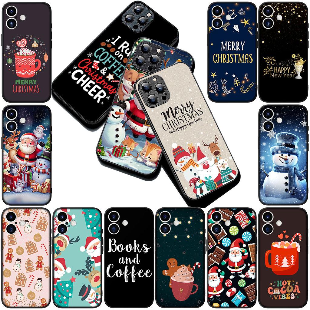 Phone Cover for Motorola Moto G55 G45 G75 G85 G13 Edge 50 30 Fusion 40 NEO Ultra Pro Case Deer Merry Christmas Tree Coffee