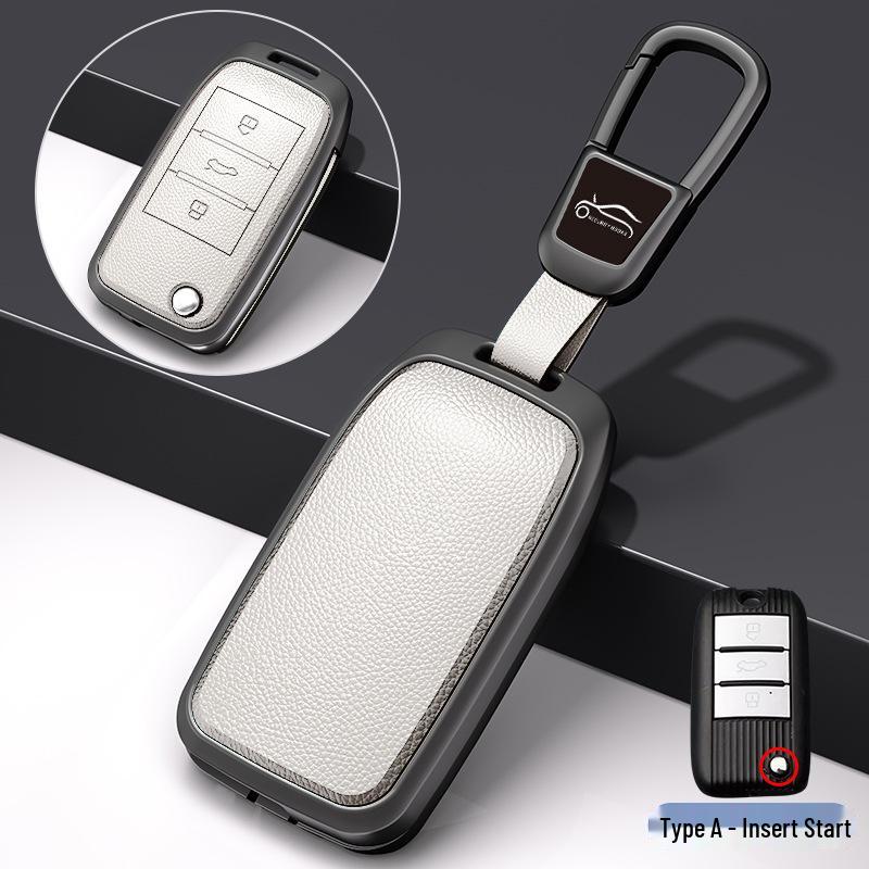 Compatible Metal Key Shell Cover for Roewe RX5 (2016-2020), I6, RX8, RX3, EI5 Models.