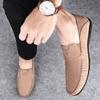 Casual Doudou Shoes Men's Shoes Leather Shoes Breathable Trend One Pedal Lazy Soft-soled Doudou Shoes