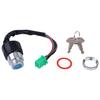 6 Wire Motorcycle Ignition Key Switch 2 Key Set 50CC