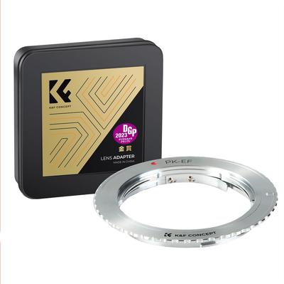 Adaptateur de Monture d'Objectif CONCEPT pour Objectifs Pentax PK vers Appareils photo Canon EOS K&F PK-EOS (Directement du fabricant)