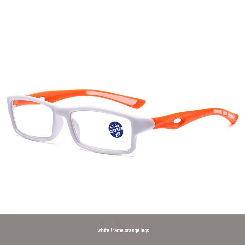 Sports Style Anti-Blue Light Reading Glasses - Small Frame, High-Definition, Ideal for Middle-Aged and Elderly Men