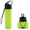 600ML, Foldable Silicone Water Bottle, Portable Sports Water Bottle, Suitable for Hiking, Camping, Lightweight and Foldable Desi