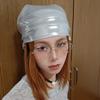 Luochi Black Leather Retro Y2K Headscarf & Bustier for Women