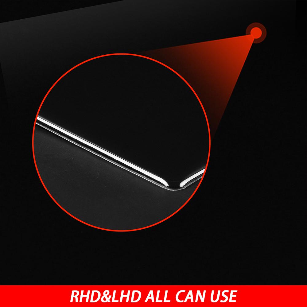 For BMW 7 Series E65 E66 2002-2008 Carbon Fiber Steering Wheel Button Panel Decorative Cover Interior Car Accessories Sticker