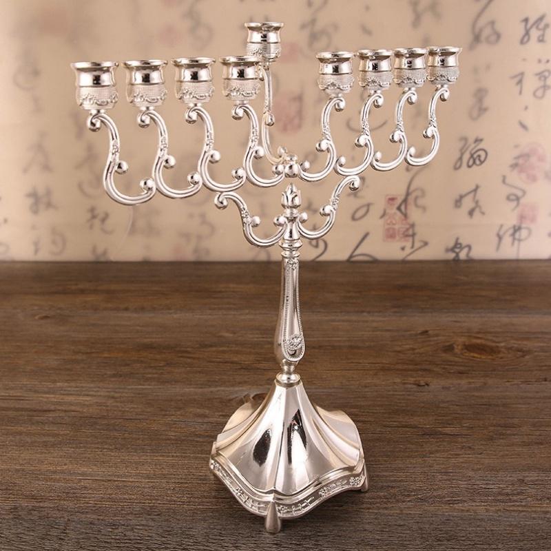 Metal Candlestick for Wedding Main Table Holiday Decoration Hotel Props - Rustic Wedding Centerpieces