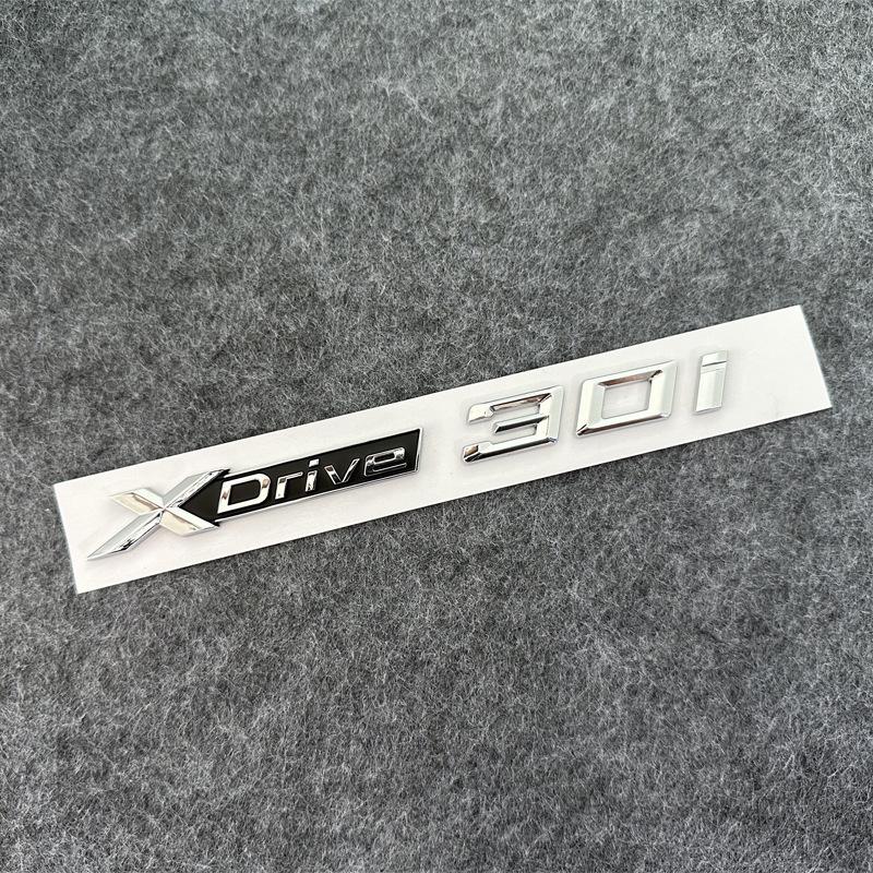 Compatible Side & Tail Badge for BMW X1, X3, X5, X6 xDrive Models: 20i, 28i, 30i, 35i, 40i
