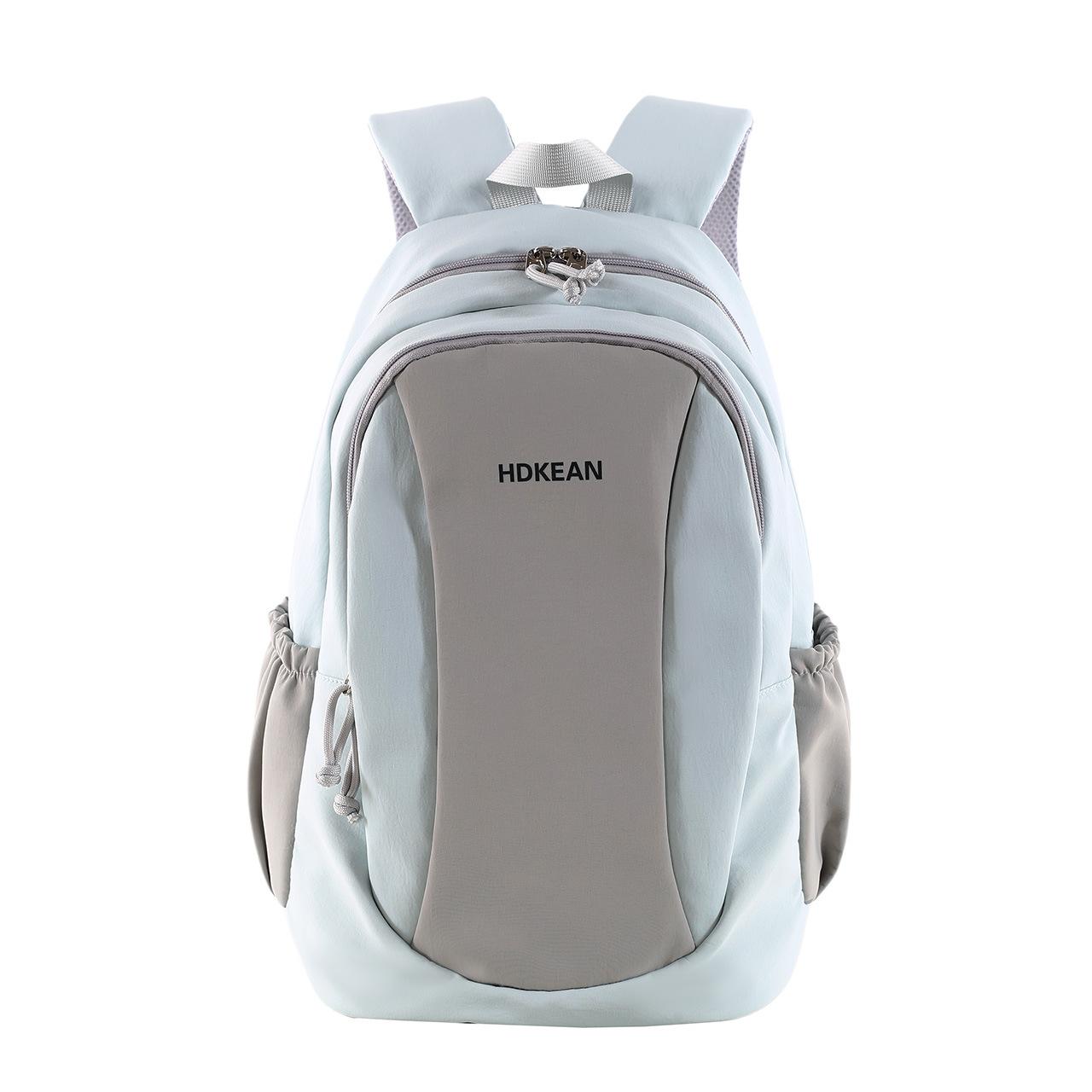 Outdoor Large Capacity Lightweight Backpack Multifunctional Backpack Color Contrast Student Schoolbag