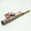 Set of 2 Brass Spyglass Telescope with Leather Cover Strap Nautical Pirate Décor Steampunk Gift Working Monocular Gift 40.64 Cm