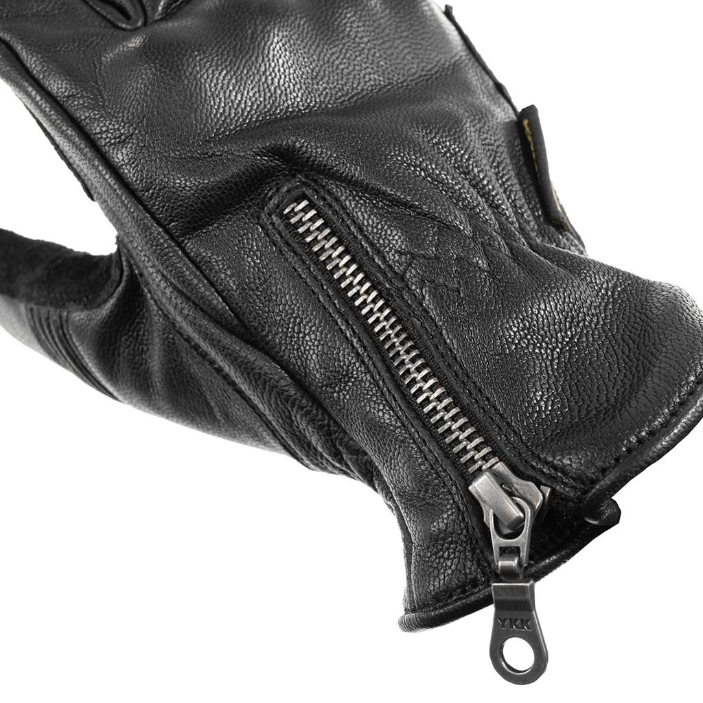Komine Motorcycle Leather Small GK-263 Gloves, Black,