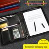 A4 Zipper Bag Multifunctional Storage Folder with Office Clip & Custom Logo Option