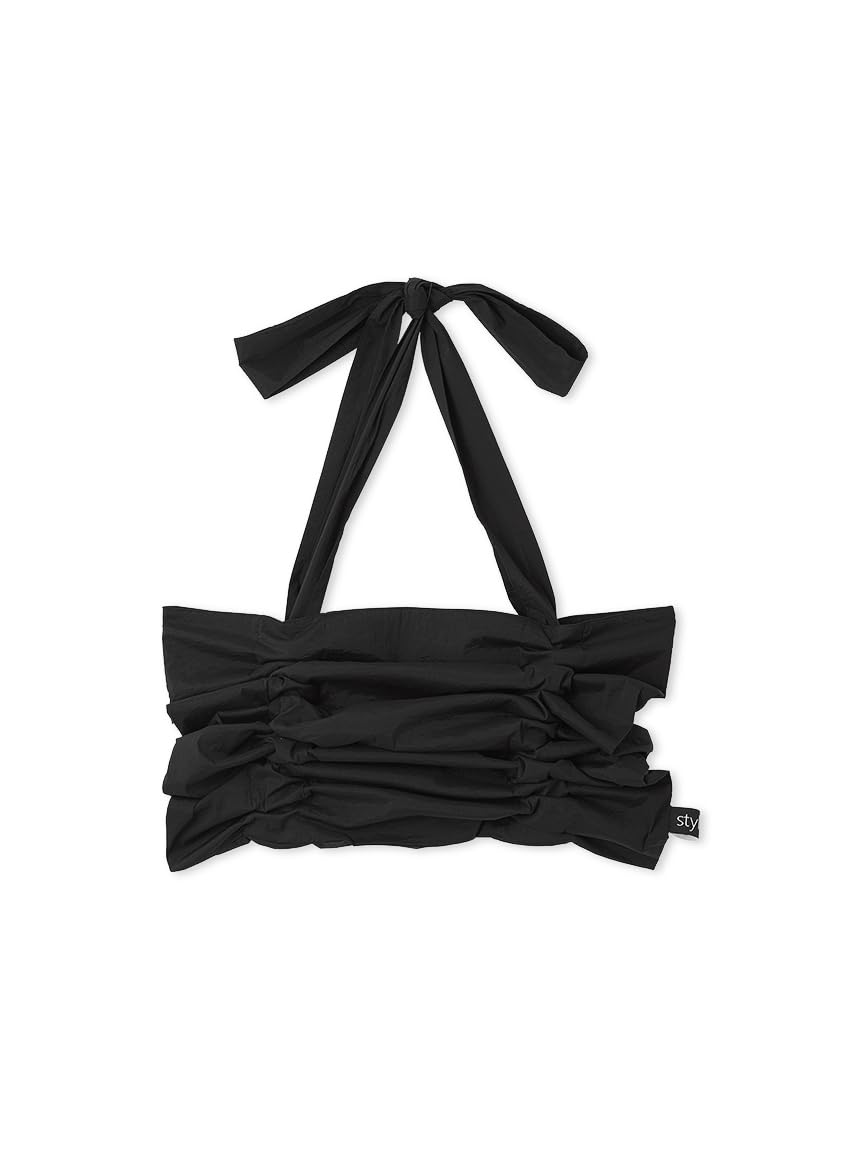 

Sheer Gathered Bag 16WGB252301 BLK [Styling] Women s чёрный