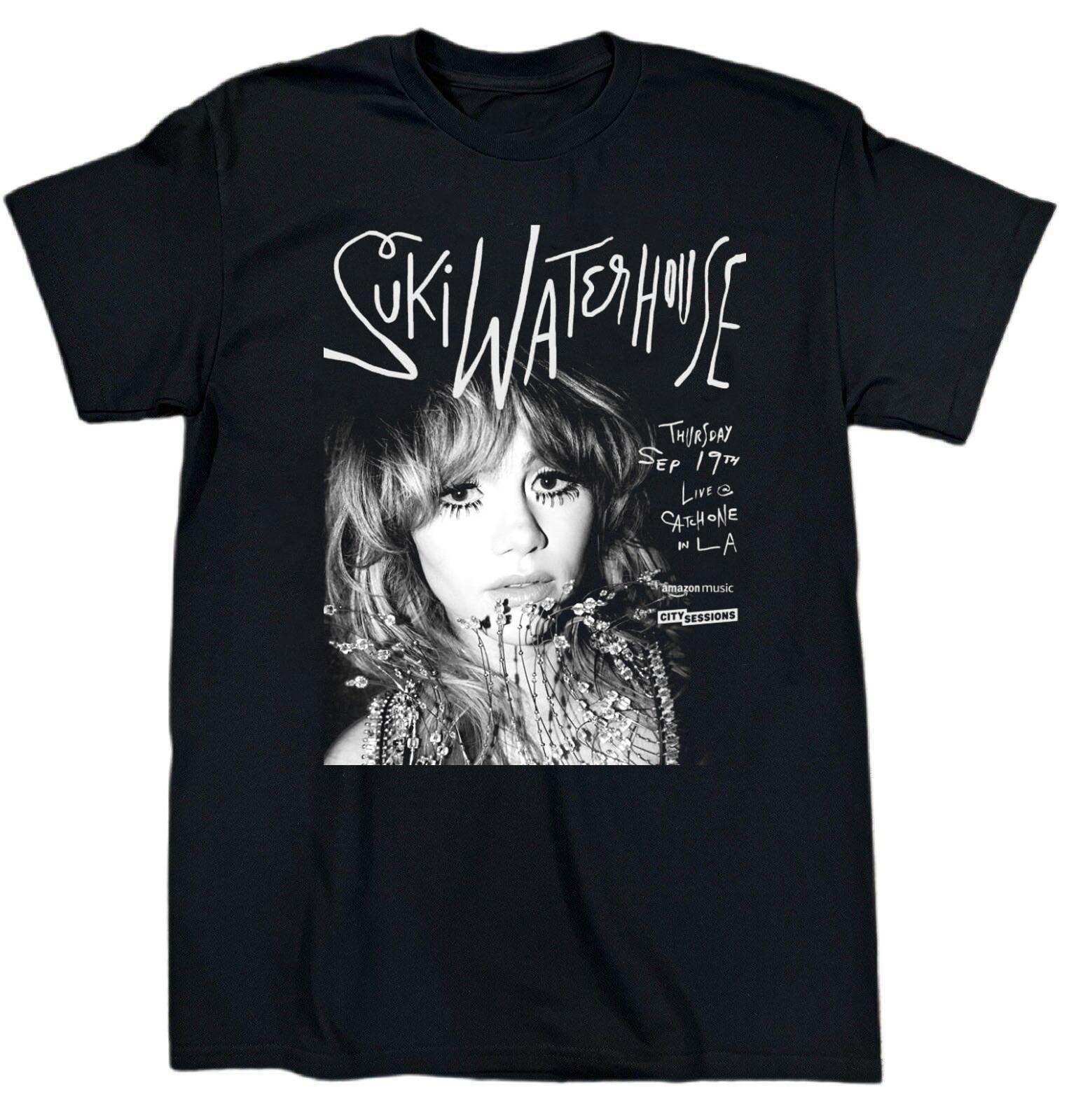 New Suki Waterhouse Music Tour Heavy Cotton Black S-5XL T Shirt CM18 S