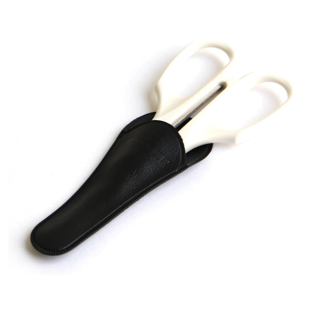 Clover Curved Scissors for Cutting White 140mm, Curves, 36-616,