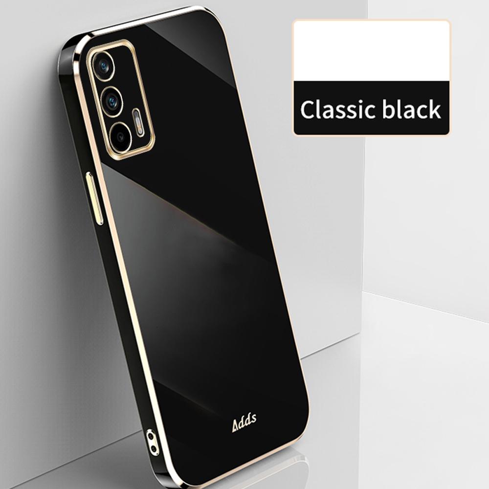 

For Realme GT Case Luxury Square Plating Realme GT Neo Phone Case GT Neo Flash Case GT Neo2T GT5G Протиударна силіконова задня кришка For Realme GT 5G