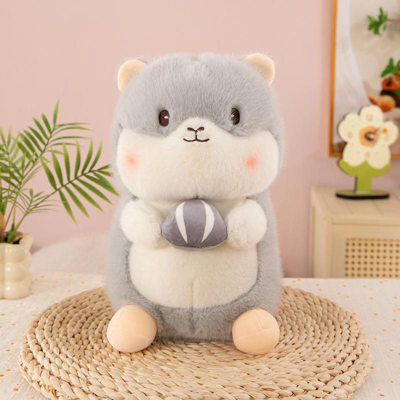 

Toys Marmots Plush Figure Machine Girl Children Room Decor Playtime Gift Doll 23cm сірий