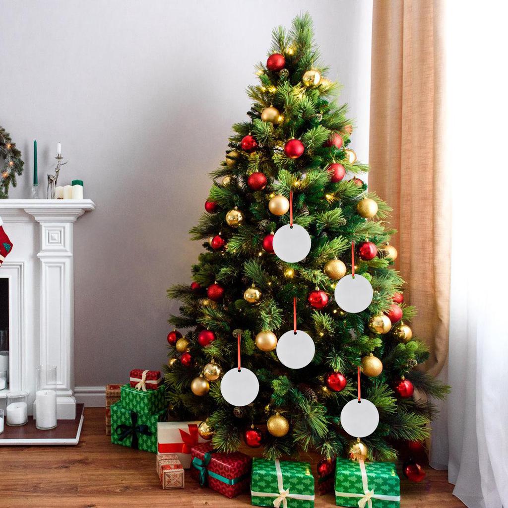 Creative Christmas Tree Ornament Transparent Blank Acrylic Pendant Easy To Assemble Decoration for Holiday Gifting