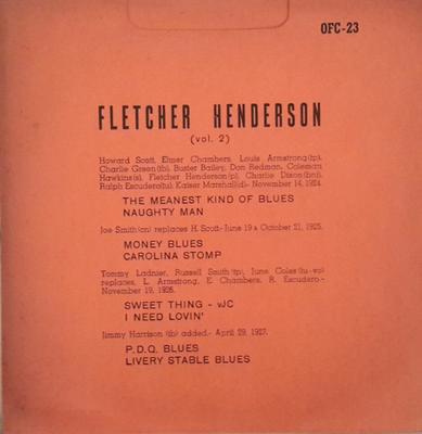 10-Zoll Schallplatte FLETCHER HENDERSON - Vol. 2 OFC23 Nur für Collec Argentinischer Jazz Gebraucht