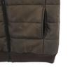 BLACK LABEL CRESTBRIDGE Padded switching Knit jacket LL Brown Women Used