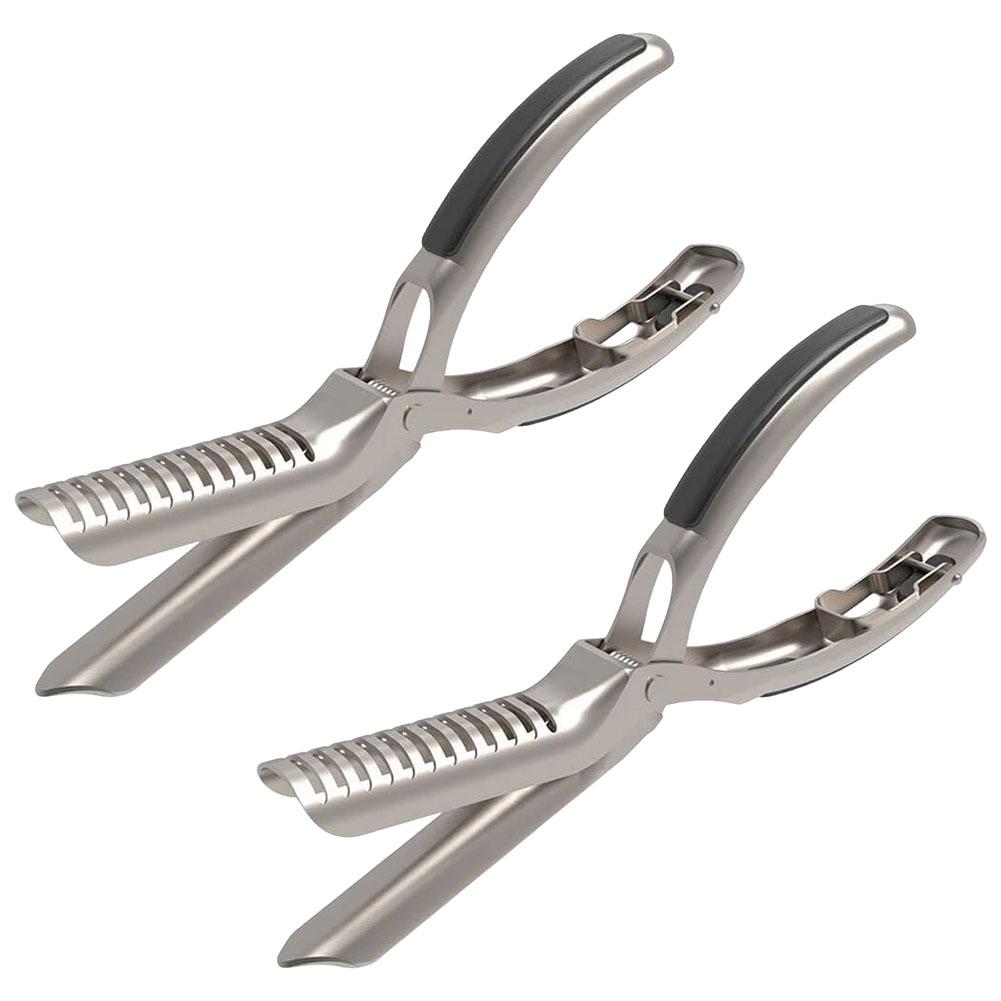 Mulinla Ribmem Pro, BBQ Rippchenentferner, Rib Prep Pro, Werkzeug zum Entfernen von Rippchenmembranen aus Edelstahl, Küchengrill-Gadget zur Rippchenvorbereitung, Einfache Membranentfernung