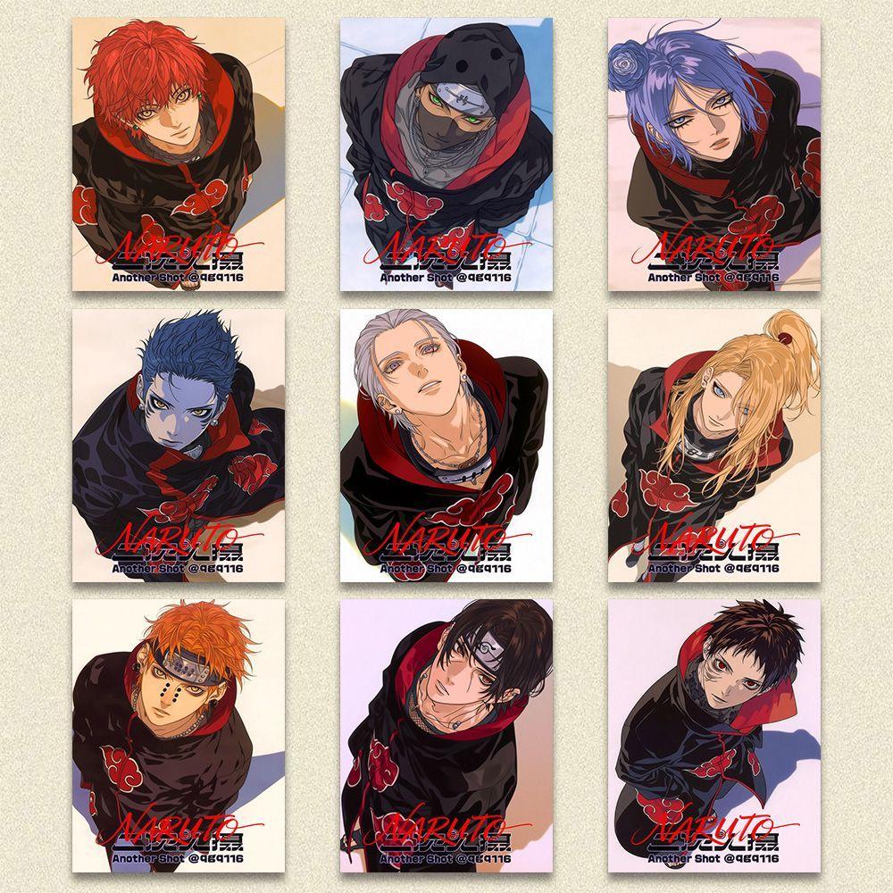 Naruto Cartoon Cute Small Card Classic Daily anime Naruto Organization Vortex Naruto Peripheral Materials Collection Card