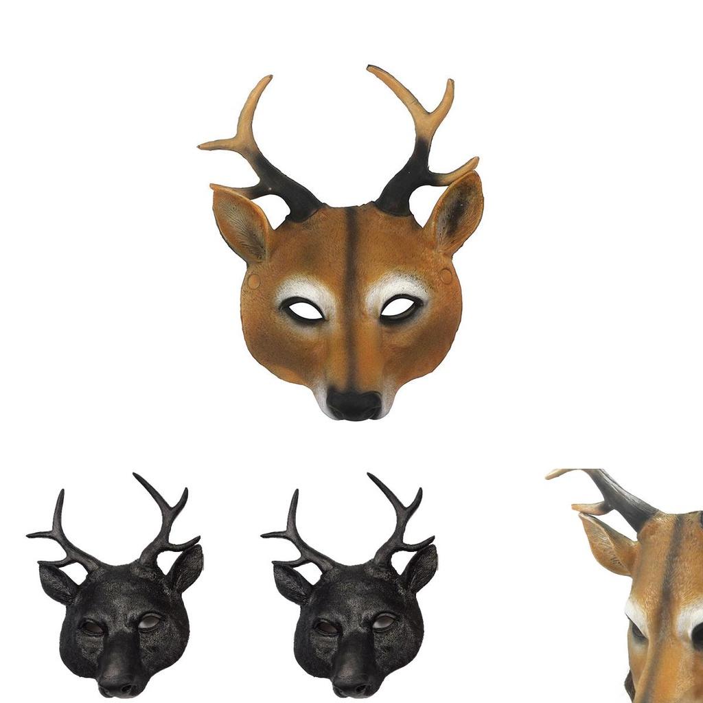 Stunning Deer Mask For Cosplay And Costume Parties Various Color Options
