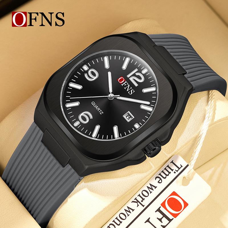 Ofns Men's Waterproof Business Watch, Bestseller, Square/Round Dial, Classic Single Calendar