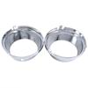 1 Pair 2048851774 2048851874 Fog Light Lamp Ring Trim Set For Mercedes Benz
