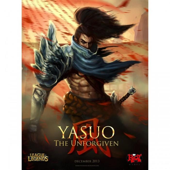 League Of Legends Yasuo Framed Poster
