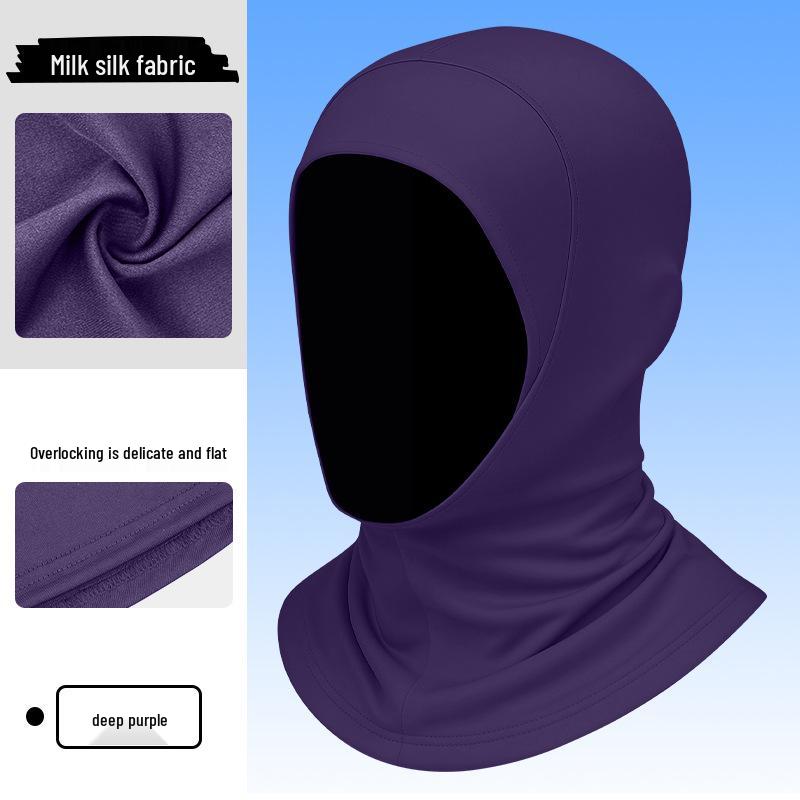 

Женский летний головной платок из ледяного шелка: Дышащий, Высокоэластичный Тюрбан Однотонный с Расширенным Покрытием Шеи и Плеч. One Size