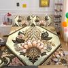 Set Copripiumino 3D Stampa Floreale Donna Tessili per la Casa Poliestere Dimensioni Queen Set Copripiumino per Letto