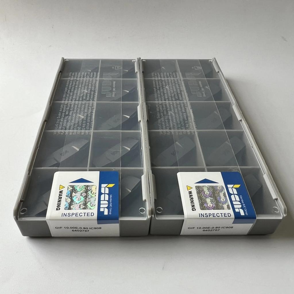 GIF10.00E-0.80 IC908 /Industrial indexable carbide inserts 10 Pcs