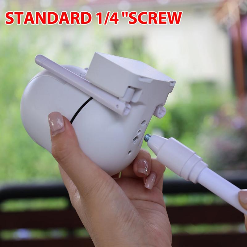 Protable Flexible Camera Clamp Mount Baby Monitor Camera Holder Stand Webcam Monitor Punch-free Bendable Bracket Base With Clip